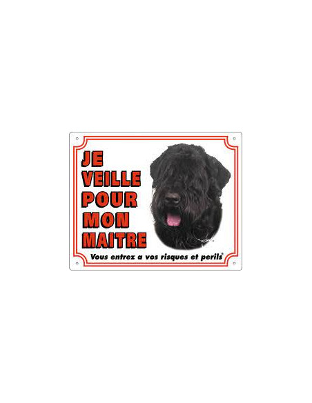 Panneau Bouvier de Flamingo : "Je veille pour mon Maitre".