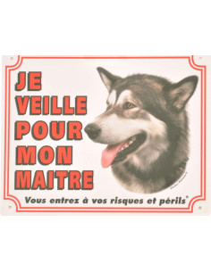 Panneau d'entrée Alaskan Malamute pas cher