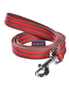 Laisse pour chien "Tennis" marron de Bobby.