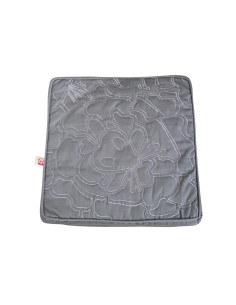 Coussin bucolique marron / antracite - Bobby pas cher