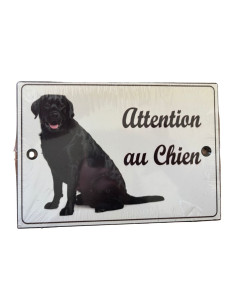 Panneau Labrador de Petitamis : "Attention au Chien".