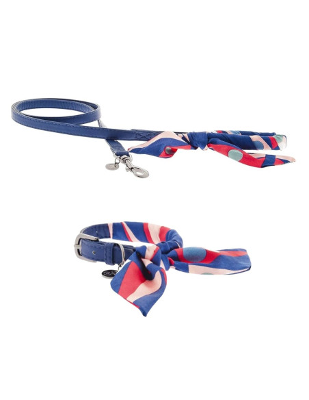 Collier et laisse pour chien "Carmen" de Ferribiella. 

Taille 1 (13 cm).