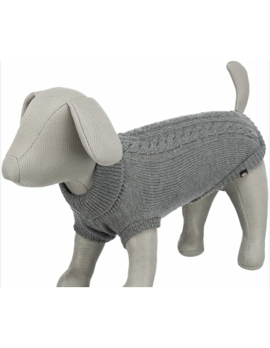Pull pour chien "Kenton" de Trixie. 

Tailles 24 cm.  

Coloris : Gris.