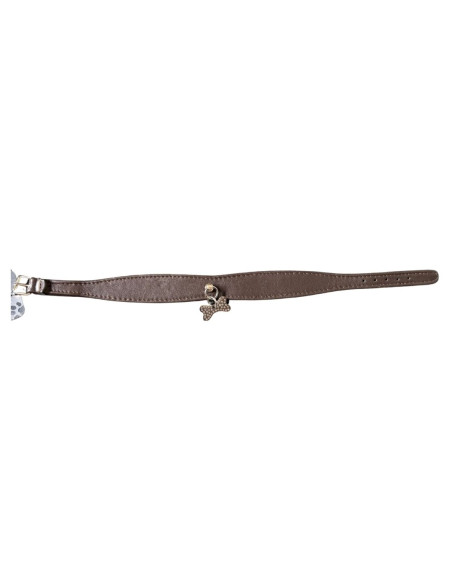 Collier avec un os en Crystal Swarovski de la marque Bobby.