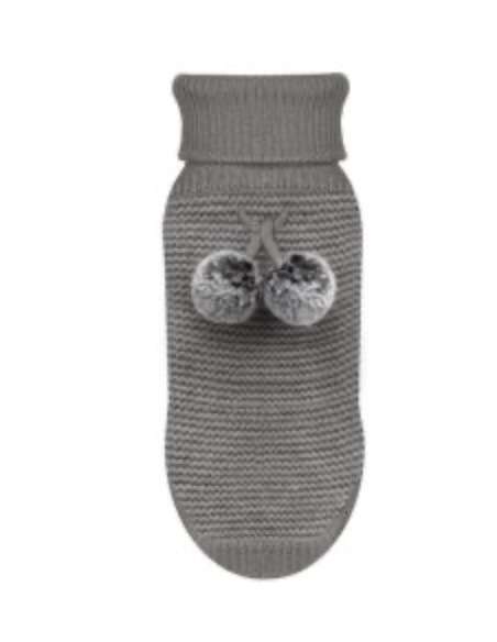 Le pull gris pour chien "Cocoon" de Milk & Pepper.