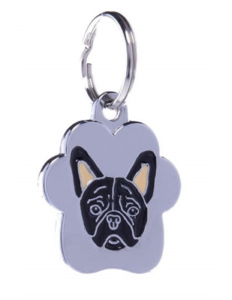 Médaille Bulldog français noir de petit amis