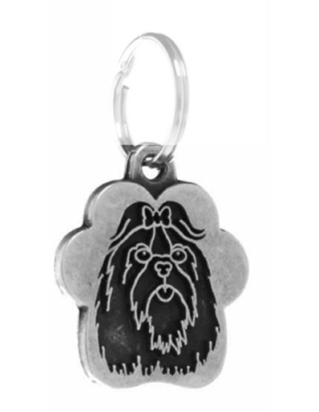Médaille pour chien Clouds "Shin-Tzu" poils longs de Petitamis.