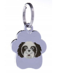 Médaille pour chien "Shin-tzu poil court" de Petitamis.