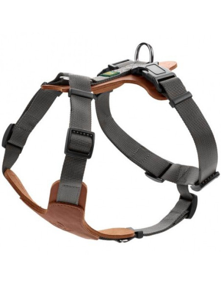 Harnais pour chien "Aalborg Mixed" cognac de Hunter.