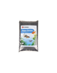 Gravier noir pour aquarium de Flamingo.