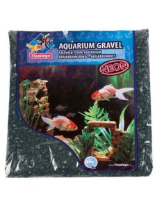 Gravier pour poissons néon "Noir" pour aquarium de Flamingo.