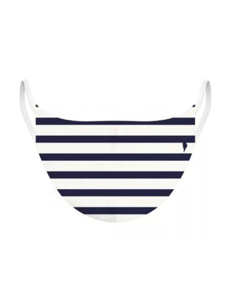 Masque de protection Strip Blanc Bleu de Podevache.