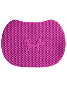 Tapis de litière pour chat rose Paw Pad Fuchsia de United Pets.