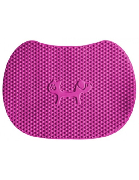 Tapis de litière pour chat rose Paw Pad Fuchsia de United Pets.