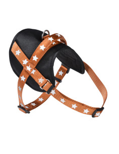 Harnais pour chien Midnight orange de Bobby.