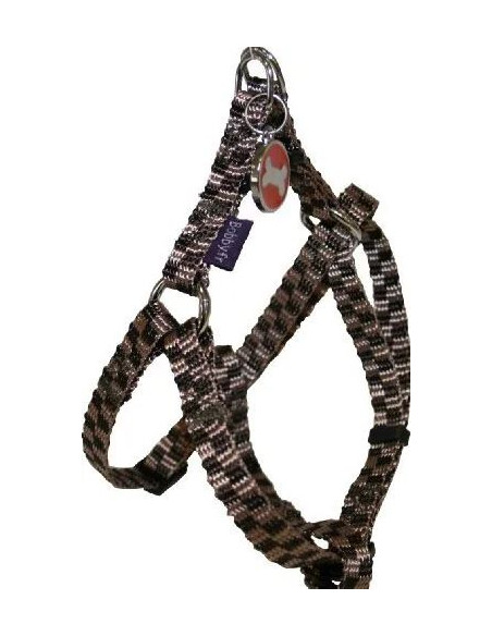 Harnais pour chien Baudrier Damier en nylon de Bobby.