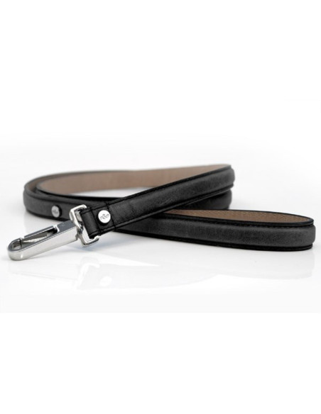 Laisse pour chien "Smart Black" de Milk & Pepper.