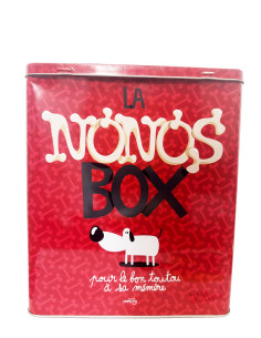 Boite à toutou pour ranger les friandises des chiens, "Nonos" de Derrière la porte (DLP).