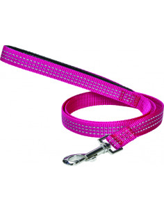 Laisse pour chien en nylon "Safe" avec bandes réfléchissantes de Bobby.